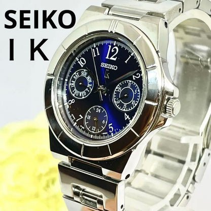 Seiko lk/lukia Analog Quartz Women Lukia Day-Date Blue Dial Silver