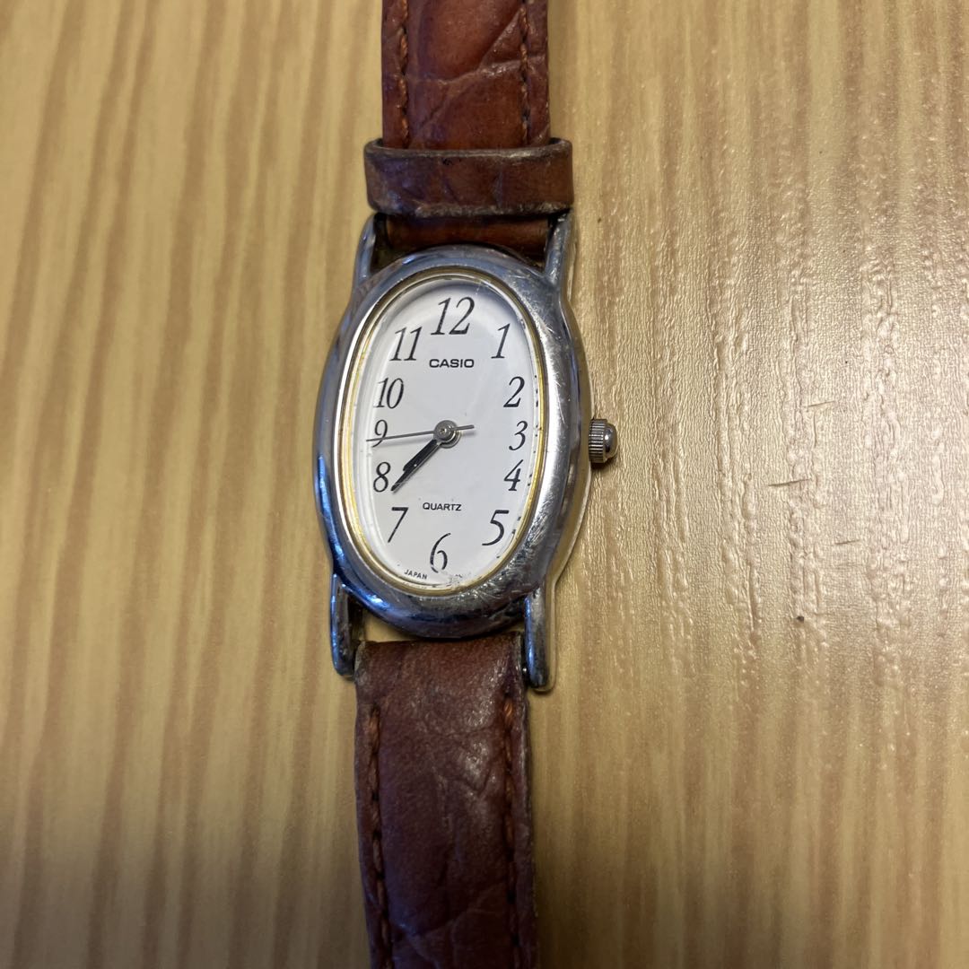 Casio LQ-408 Analog Quartz Women Women'S Wristwatch - Battery Needed, Stainless Steel Back