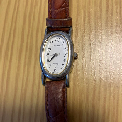 Casio LQ-408 Analog Quartz Women Women'S Wristwatch - Battery Needed, Stainless Steel Back