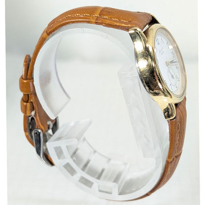 Seiko Avenue Analog Quartz Women Avanue Small Seconds Battery & Band Replaced Working Item