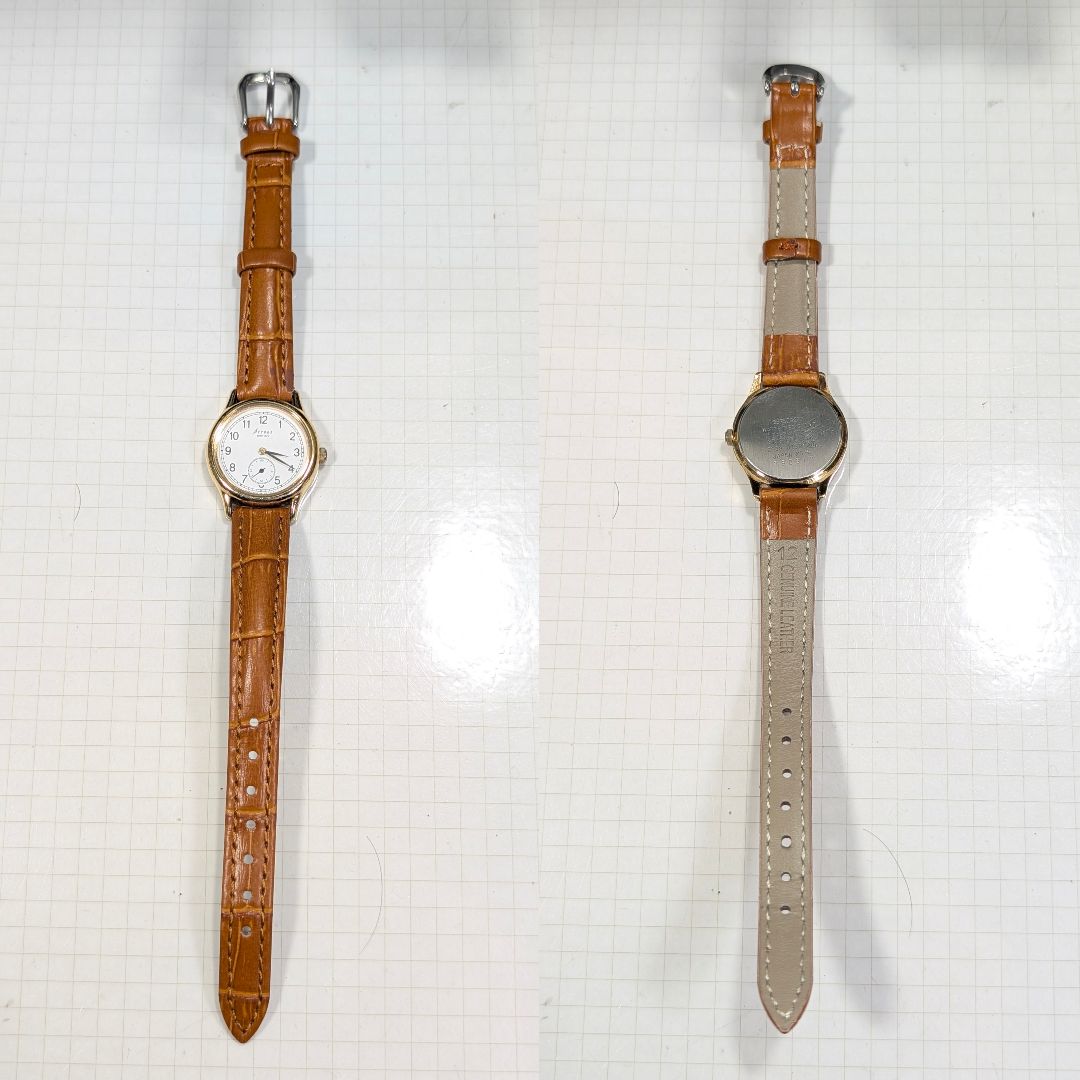 Seiko Avenue Analog Quartz Women Avanue Small Seconds Battery & Band Replaced Working Item