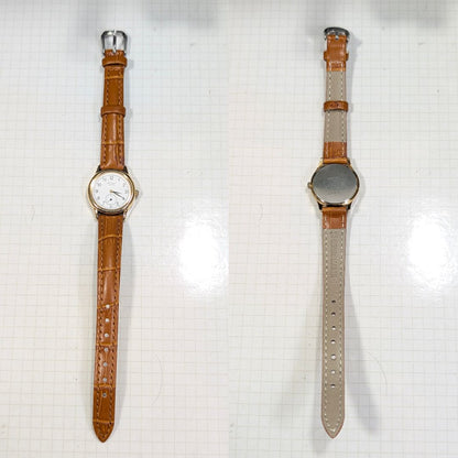 Seiko Avenue Analog Quartz Women Avanue Small Seconds Battery & Band Replaced Working Item