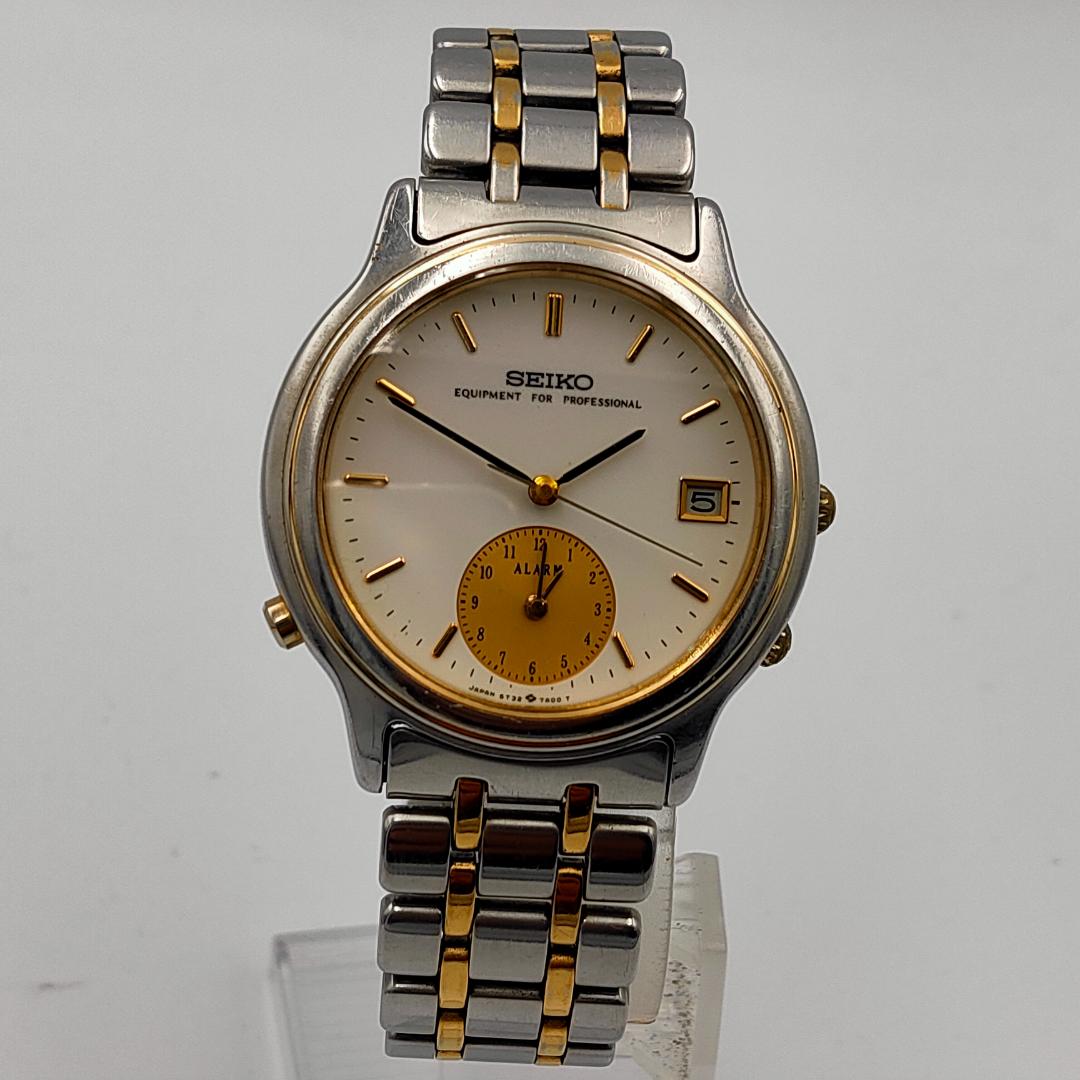 Seiko Five 5T32-7A00 Analog Quartz Men Menwatch Operation Unconfirmed B10621 For Parts / Junk