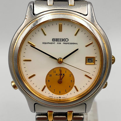 Seiko Five 5T32-7A00 Analog Quartz Men Menwatch Operation Unconfirmed B10621 For Parts / Junk