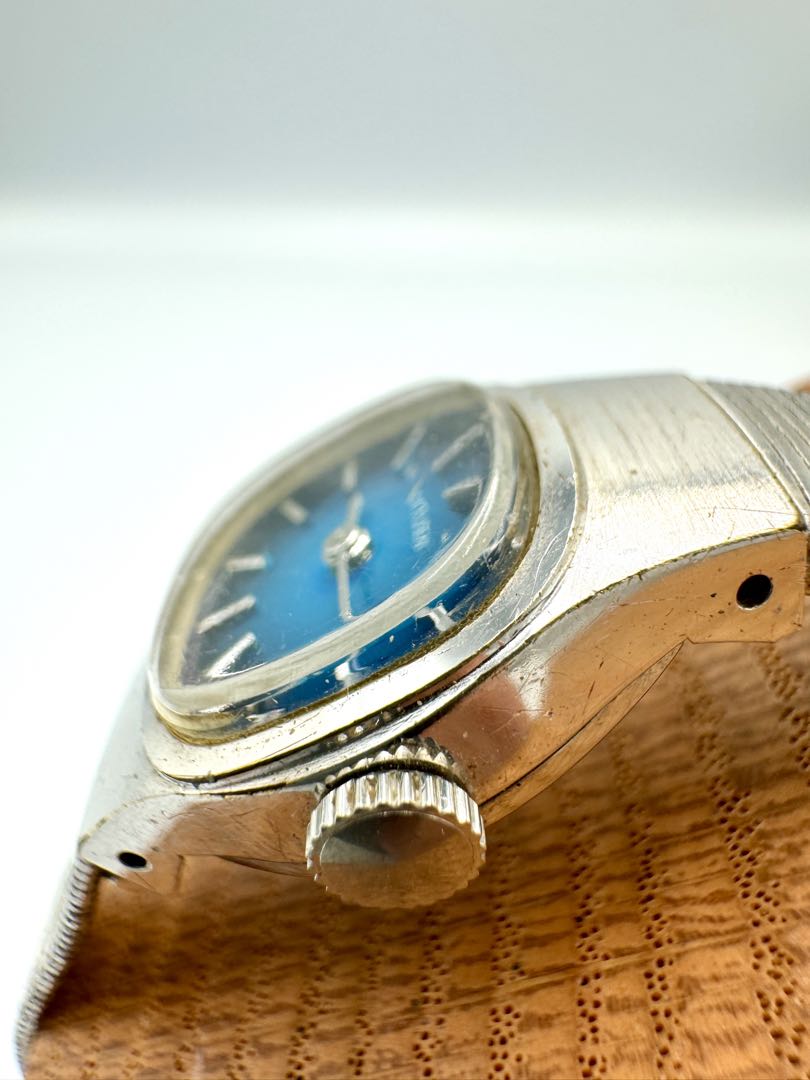 Citizen 6700 4-674111 S Analog Mechanical (Manual) Women Blue Dial Vintage Manual Hand-Winding Wgp Ladies Watch