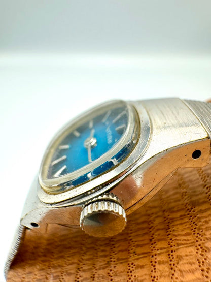 Citizen 6700 4-674111 S Analog Mechanical (Manual) Women Blue Dial Vintage Manual Hand-Winding Wgp Ladies Watch