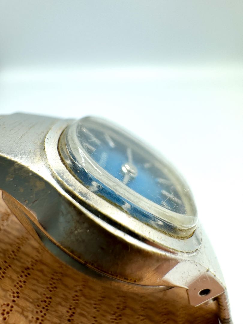 Citizen 6700 4-674111 S Analog Mechanical (Manual) Women Blue Dial Vintage Manual Hand-Winding Wgp Ladies Watch