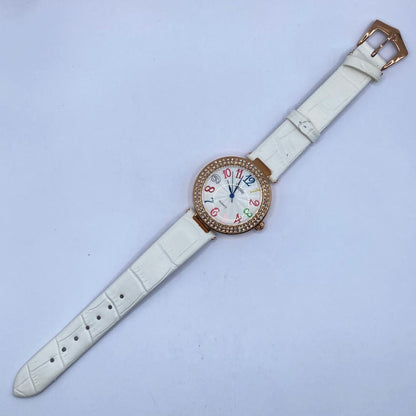 Letoile Analog Quartz Women Watch Rhinestone Bezel