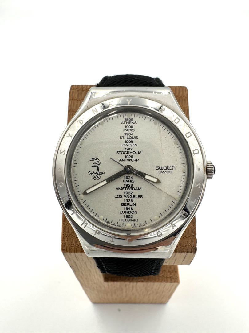 Swatch Irony Big Swagmen YGS4001 Analog Quartz Unisex Sydney Olympics 2000 Men Watch For Parts