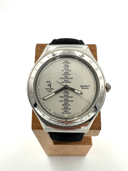 Swatch Irony Big Swagmen YGS4001 Analog Quartz Unisex Sydney Olympics 2000 Men Watch For Parts