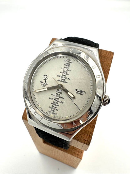 Swatch Irony Big Swagmen YGS4001 Analog Quartz Unisex Sydney Olympics 2000 Men Watch For Parts
