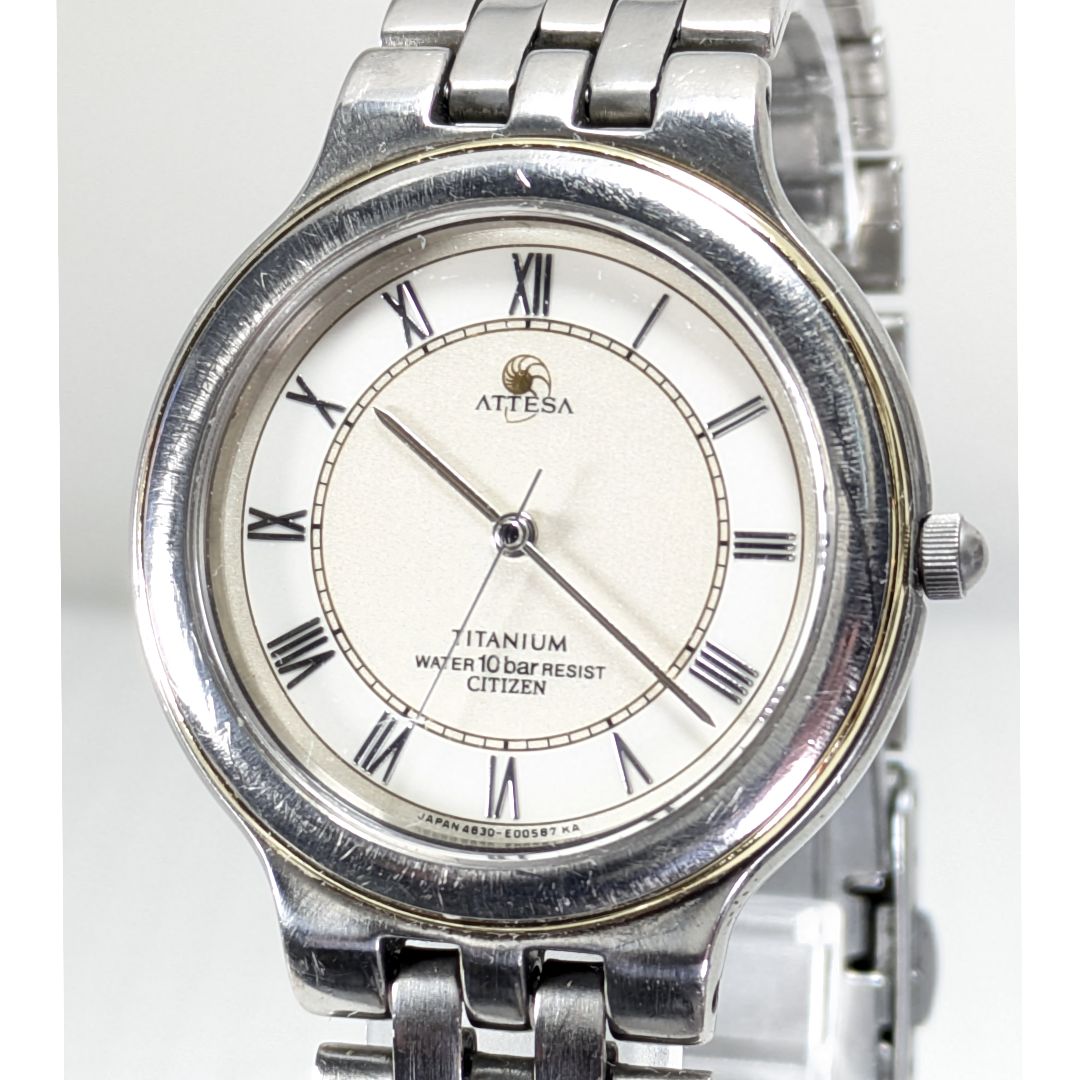 Citizen Attesa Analog Quartz Men Battery Replaced Working Item