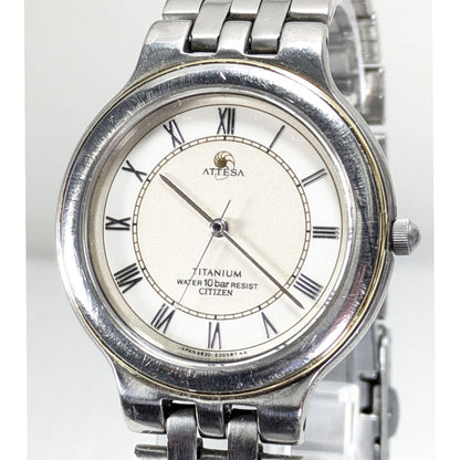 Citizen Attesa Analog Quartz Men Battery Replaced Working Item