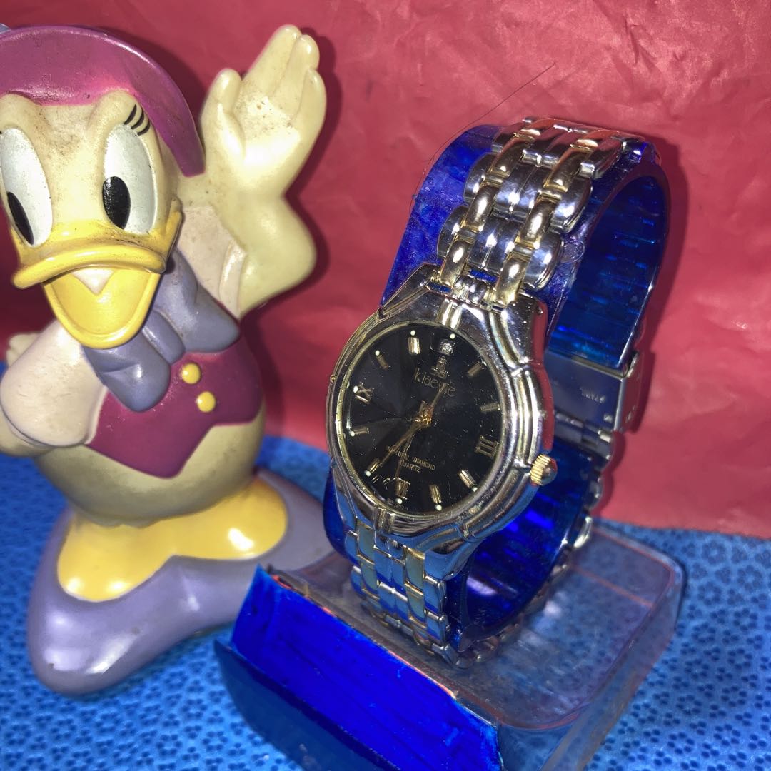 Kleewe Analog Quartz Men クレーウェ 時計 ダイヤモンド装飾 ステンレススチール