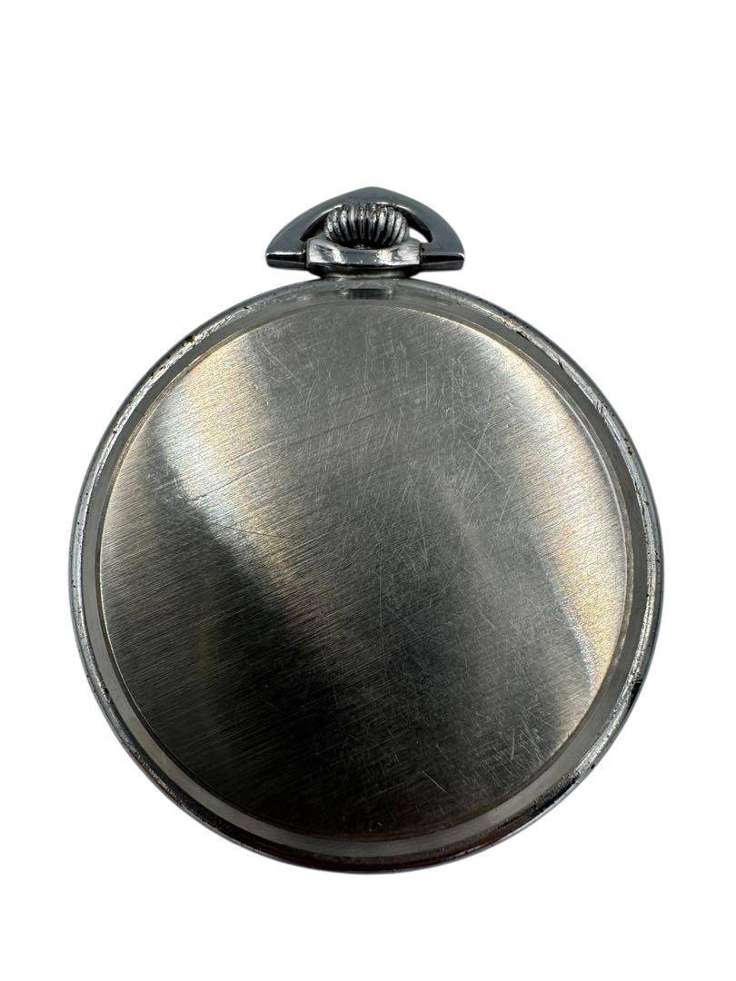 Seikosha Empire Analog Mechanical (Manual) Unisex Adults Pocket Watch Manual 44Mm For Parts As-Is No Crystal