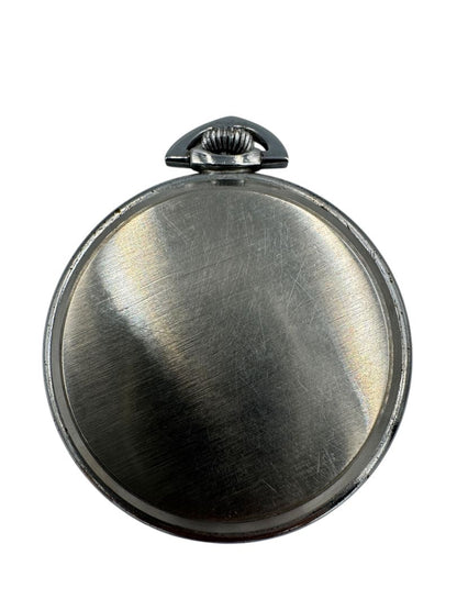 Seikosha Empire Analog Mechanical (Manual) Unisex Adults Pocket Watch Manual 44Mm For Parts As-Is No Crystal