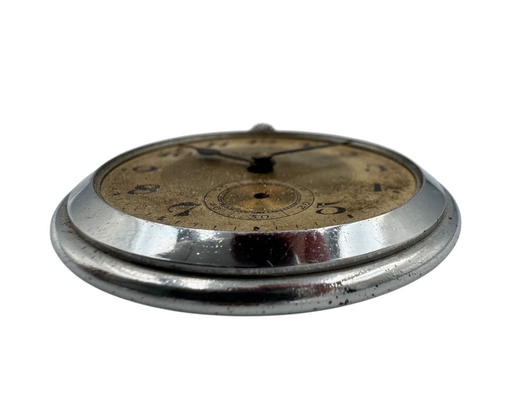 Seikosha Empire Analog Mechanical (Manual) Unisex Adults Pocket Watch Manual 44Mm For Parts As-Is No Crystal