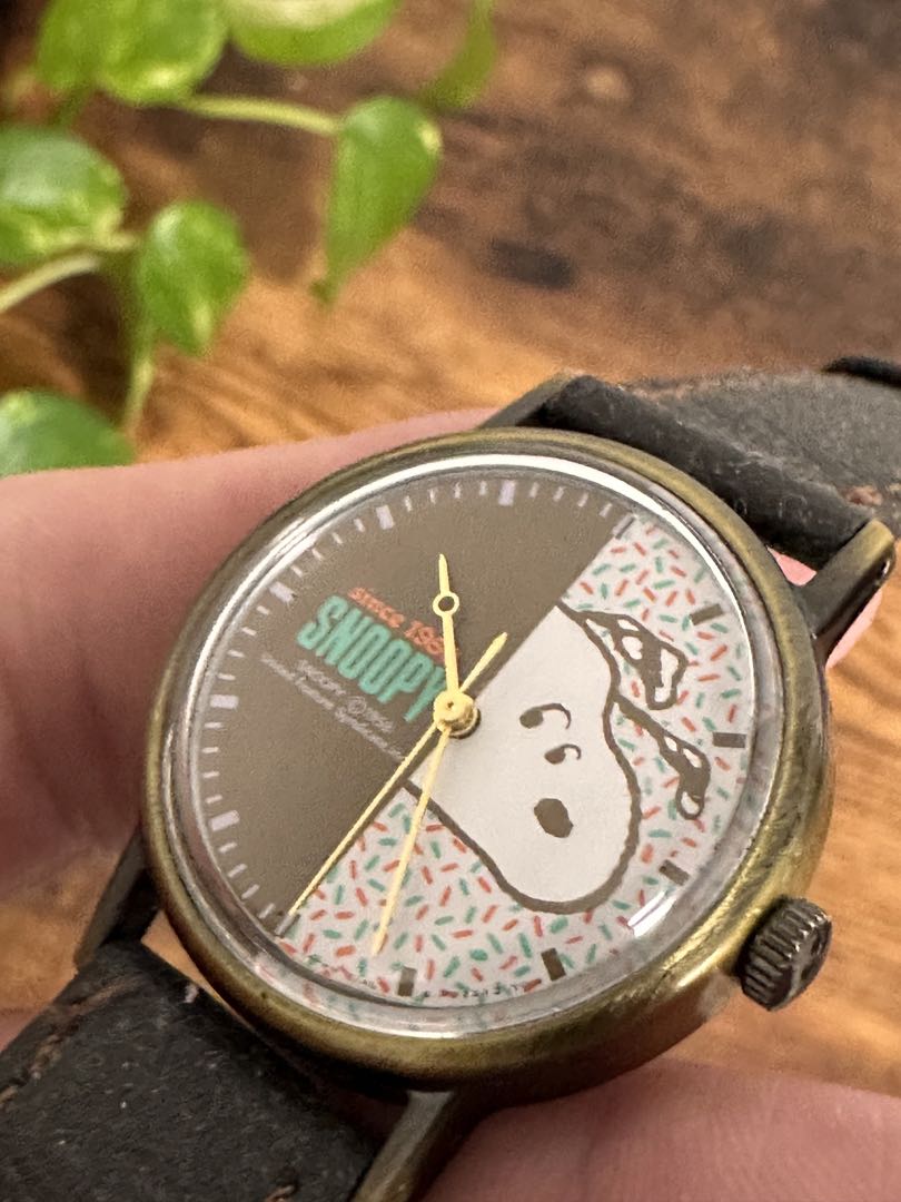 Snoopy PEANUTS SNOOPY Analog Mechanical (Manual) Women スヌーピー 希少 レトロ Watch （Manual Winding）
