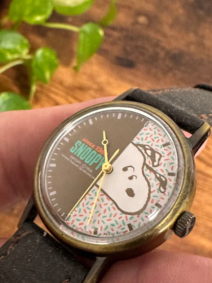 Snoopy PEANUTS SNOOPY Analog Mechanical (Manual) Women スヌーピー 希少 レトロ Watch （Manual Winding）