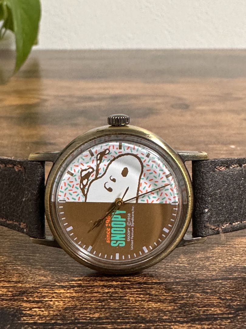 Snoopy PEANUTS SNOOPY Analog Mechanical (Manual) Women スヌーピー 希少 レトロ Watch （Manual Winding）