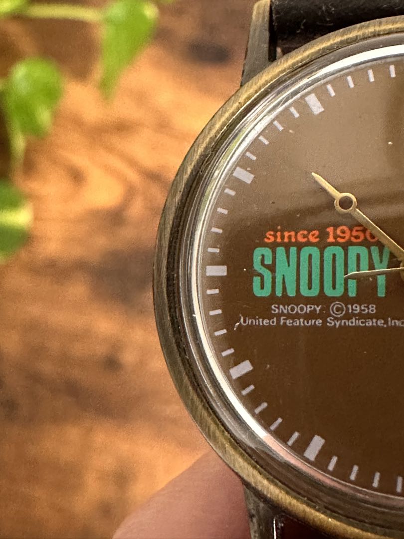 Snoopy PEANUTS SNOOPY Analog Mechanical (Manual) Women スヌーピー 希少 レトロ Watch （Manual Winding）