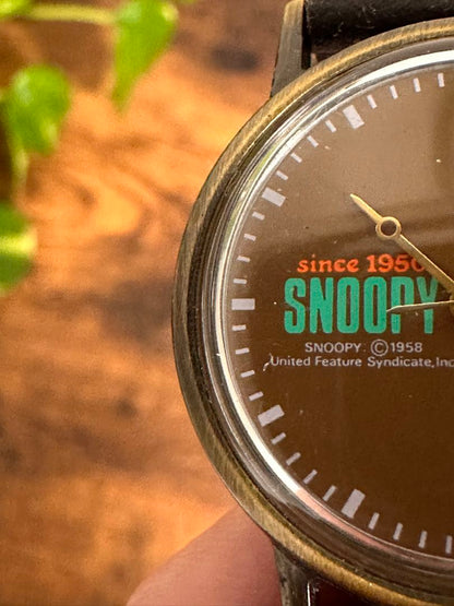 Snoopy PEANUTS SNOOPY Analog Mechanical (Manual) Women スヌーピー 希少 レトロ Watch （Manual Winding）
