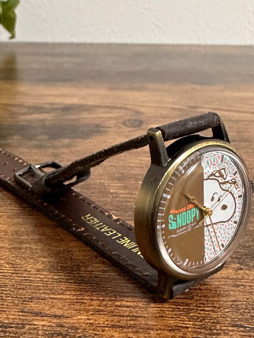 Snoopy PEANUTS SNOOPY Analog Mechanical (Manual) Women スヌーピー 希少 レトロ Watch （Manual Winding）