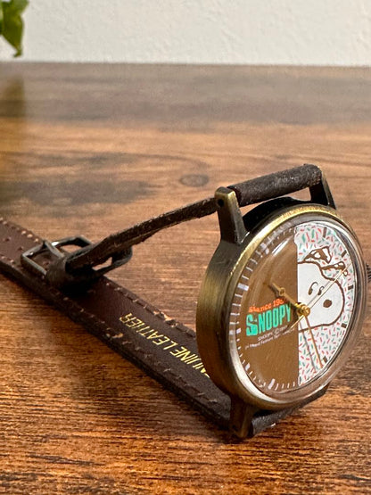 Snoopy PEANUTS SNOOPY Analog Mechanical (Manual) Women スヌーピー 希少 レトロ Watch （Manual Winding）