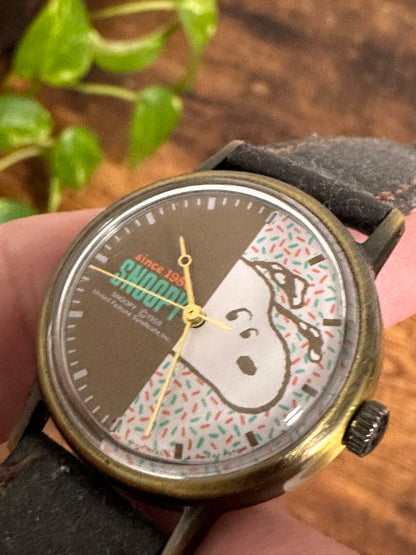 Snoopy PEANUTS SNOOPY Analog Mechanical (Manual) Women スヌーピー 希少 レトロ Watch （Manual Winding）