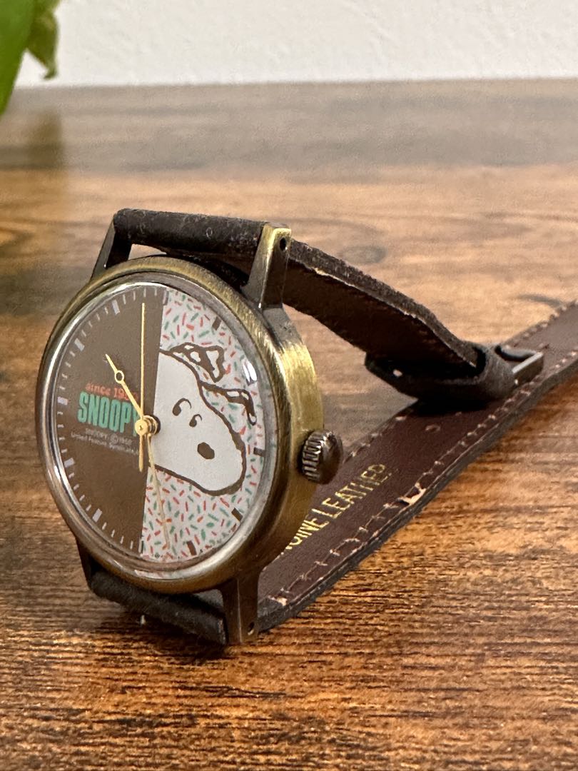 Snoopy PEANUTS SNOOPY Analog Mechanical (Manual) Women スヌーピー 希少 レトロ Watch （Manual Winding）