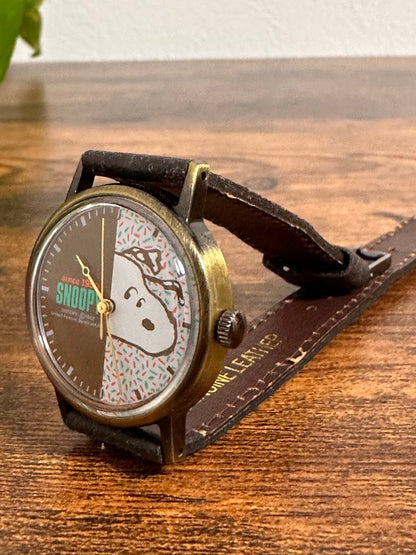Snoopy PEANUTS SNOOPY Analog Mechanical (Manual) Women スヌーピー 希少 レトロ Watch （Manual Winding）