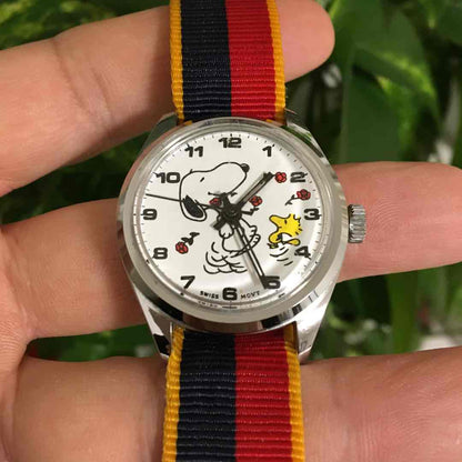 Snoopy PEANUTS SNOOPY Analog Mechanical (Manual) Women スヌーピー 希少 レトロ Watch （Manual Winding）