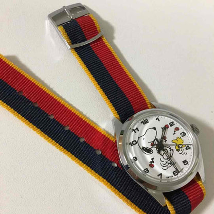 Snoopy PEANUTS SNOOPY Analog Mechanical (Manual) Women スヌーピー 希少 レトロ Watch （Manual Winding）