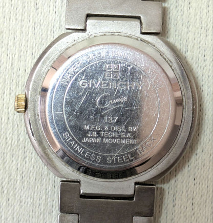 Givenchy Analog Quartz Men ジバンシー 137 時計 稼働中