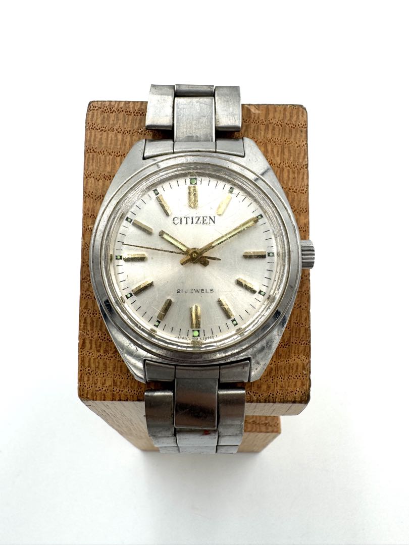 Citizen 21 Jewels Antique 53-8019 Analog Mechanical (Manual) Unisex Adults Manual Wristwatch Watch 32Mm