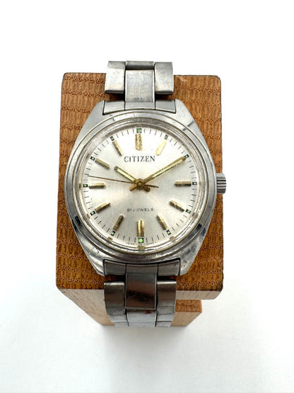 Citizen 21 Jewels Antique 53-8019 Analog Mechanical (Manual) Unisex Adults Manual Wristwatch Watch 32Mm