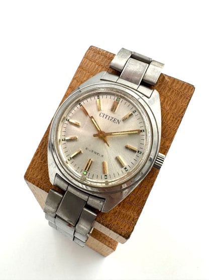 Citizen 21 Jewels Antique 53-8019 Analog Mechanical (Manual) Unisex Adults Manual Wristwatch Watch 32Mm