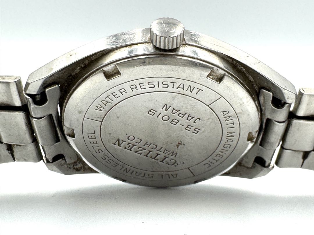 Citizen 21 Jewels Antique 53-8019 Analog Mechanical (Manual) Unisex Adults Manual Wristwatch Watch 32Mm