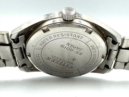Citizen 21 Jewels Antique 53-8019 Analog Mechanical (Manual) Unisex Adults Manual Wristwatch Watch 32Mm