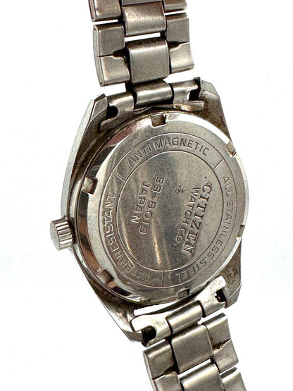 Citizen 21 Jewels Antique 53-8019 Analog Mechanical (Manual) Unisex Adults Manual Wristwatch Watch 32Mm