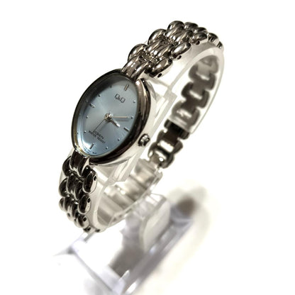 Citizen Q&q Voken Analog Quartz Women Vintage Watch Light Blue Dial Women'S