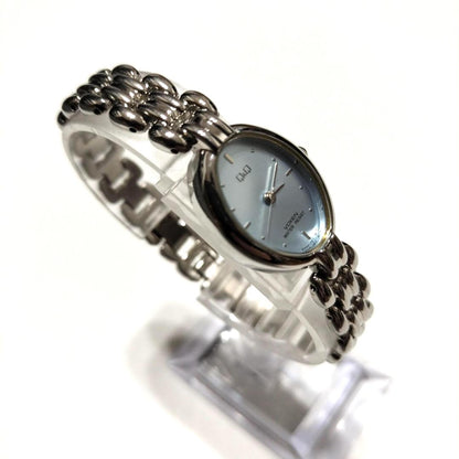 Citizen Q&q Voken Analog Quartz Women Vintage Watch Light Blue Dial Women'S