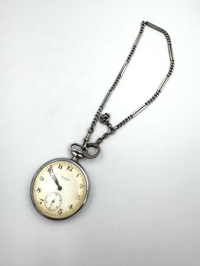 WALTHAM Mechanical Pocket Watch Manual Winding FOR PARTS