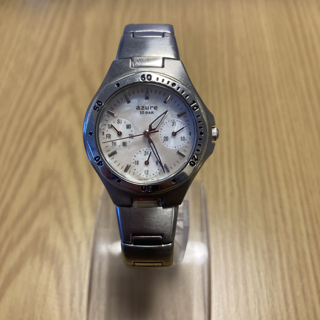 Seiko Alba V33J-6C70 Analog Quartz Unisex Adults Wristwatch - Stainless Steel Case & Band