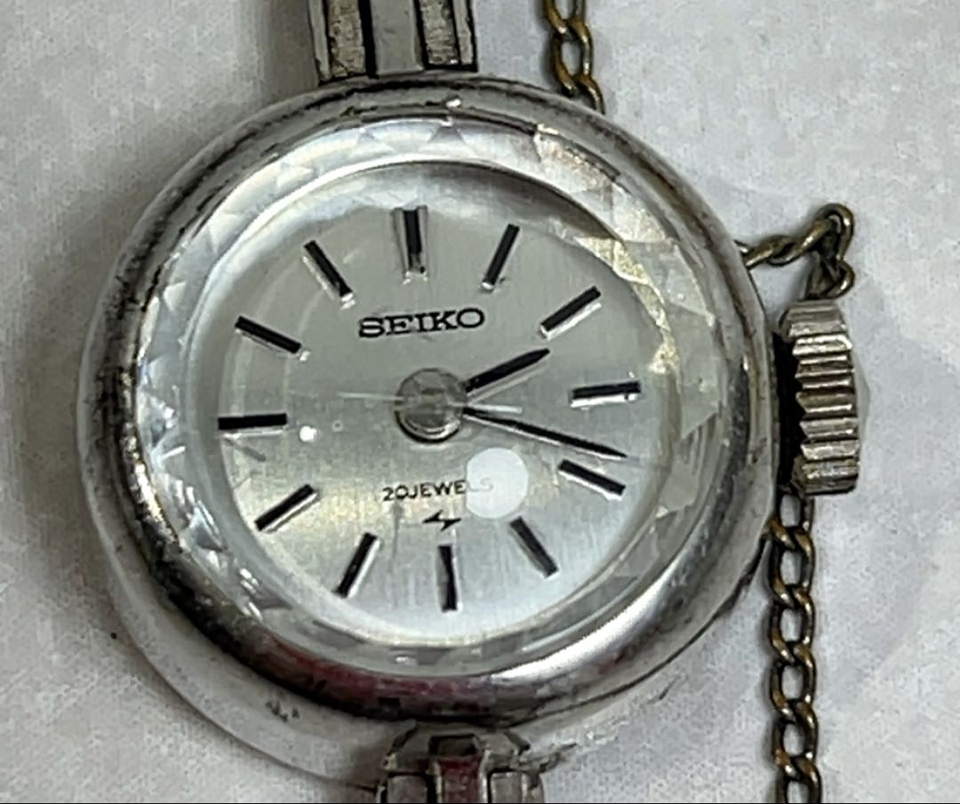 Seiko 17-0190 Analog Mechanical (Manual) Women Working Item Manual Winding Women's Watch
