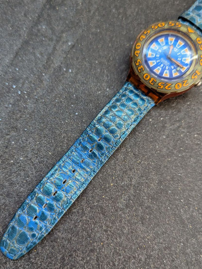 Swatch scuba 200 Analog Quartz Men Watch Battery Replaced