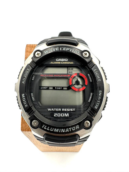 Casio Wave Ceptor WV-200A Digital Quartz Men Wva-200A Wristwatch 200M Water Resistant