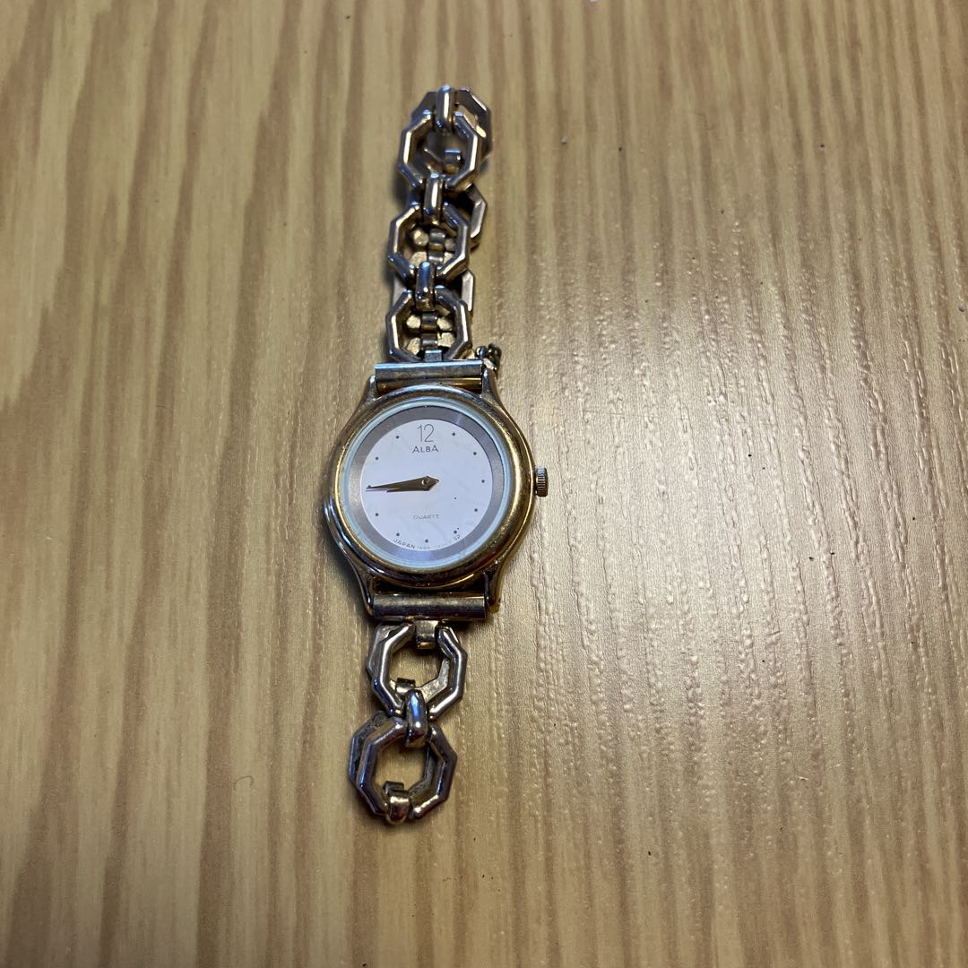 Seiko Alba 5Q711 Analog Quartz Women Women'S Wristwatch - Movement, Battery Needed