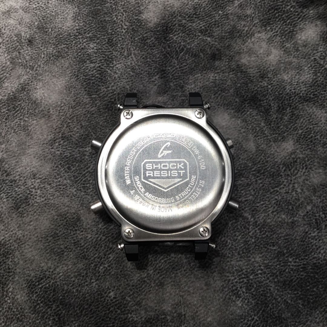 G-shock DW-6100 Digital Quartz Men ジーショック Casio Gショック 本体のみ