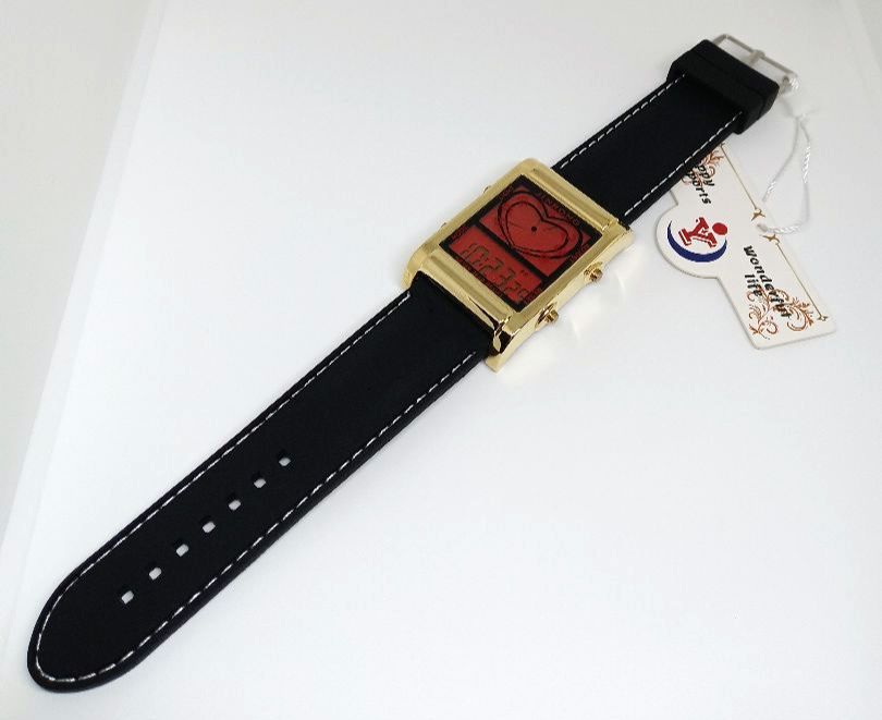 Jinrong Digital Quartz Men 金栄 未使用品 Watch ラグ幅26Mm